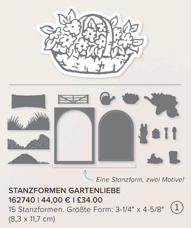 Stanzformen Gartenliebe 